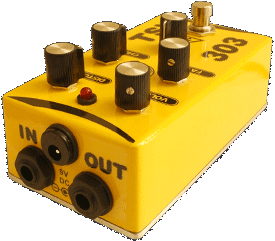 tsx 303 distortion in out overdrive effect pedal