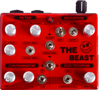 Filter Distortion modulation Effect TB 303